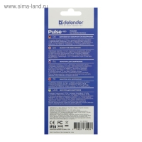 Наушники Defender Pulse 420, вакуумные, микрофон, 105 дБ, 32 Ом, 3.5 мм, 1.2 м, чёрно-синие Наушники Defender Pulse 420, вакуумные, микрофон, 105 дБ, 32 Ом, 3.5 мм, 1.2 м, чёрно-синие