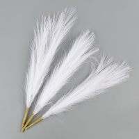 Пампасная искусственная трава, высота 43 см, набор 3 шт., цвет белый