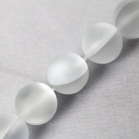 Бусины из натурального камня «Кошачий глаз», набор 46 шт., размер 1 шт. — 8 мм, матовый серо-белый Бусины из натурального камня «Кошачий глаз», набор 46 шт., размер 1 шт. — 8 мм, матовый серо-белый