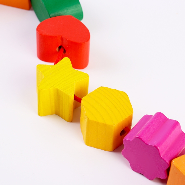 Счётный материал &laquo;Бусы. Геометрия&raquo;, 15 деталей