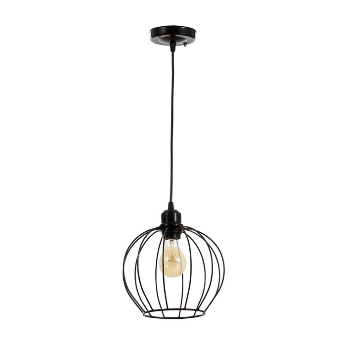 Светильник Светильник "Амадео" 1х40Вт Е27 черный 21х21х70см