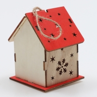 Декор с подсветкой «Дом с подарками», 6,5 × 6,5 × 8,5 см Декор с подсветкой «Дом с подарками», 6,5 × 6,5 × 8,5 см