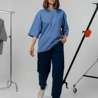 Футболка оверсайз унисекс Kosmos 2.0, кремовая, размер M/L Футболка оверсайз унисекс Kosmos 2.0, кремовая, размер M/L