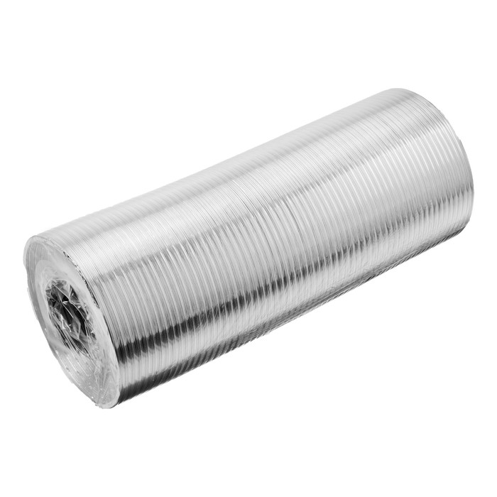 Воздуховод гофрированный Воздуховод гофрированный "Алювент", d=115 мм, раздвижной до 3 м, алюминиевый