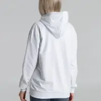 Толстовка на молнии с капюшоном Unit Siverga белая, размер 3XL