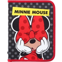 Папка пластиковая для тетрадей А5, на молнии, Минни Маус Папка пластиковая для тетрадей А5, на молнии, Минни Маус