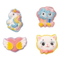 Магниты из гипса под роспись &laquo;Для девочек&raquo;