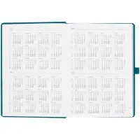 Ежедневник Favor Metal, недатированный, бирюзовый