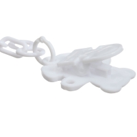 Соска - пустышка силиконовая ортодонтическая, от 0 мес., с держателем, цвет МИКС