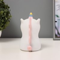 Ночник-мякиш "Единорог" LED USB АКБ белый 9,5х13х14,5 см