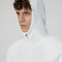 Куртка с капюшоном унисекс Begi, молочно-белая, размер XL