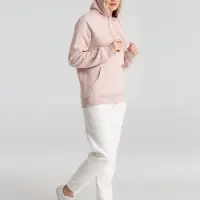 Толстовка с капюшоном унисекс King, розовая, размер XS