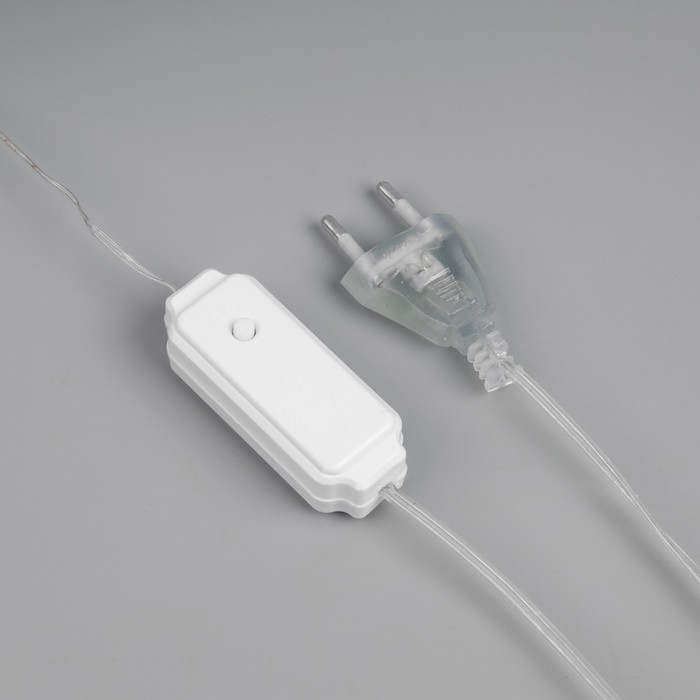 Светодиодная фигура &laquo;Снеговик&raquo; 33 &times; 65 &times; 27 см, металл, текстиль, 220 В, свечение мульти