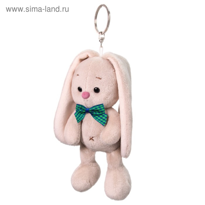 Мягкая игрушка-брелок &laquo;Зайка Ми с голубым бантиком&raquo;, 14 см