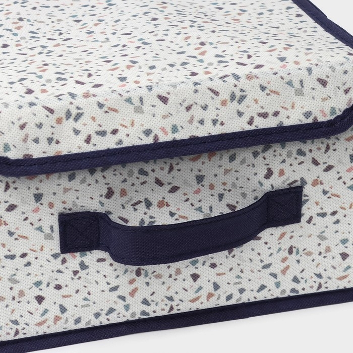 Короб для хранения Доляна &laquo;Мармелад&raquo;, 26&times;20&times;16 см, цвет белый