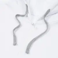 Толстовка на молнии с капюшоном Unit Siverga белая, размер 3XL