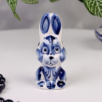 Сувенир "Заяц Степашка", гжель Сувенир "Заяц Степашка", гжель