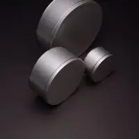 Коробка Pragmax M, круглая, серебристая Коробка Pragmax M, круглая, серебристая