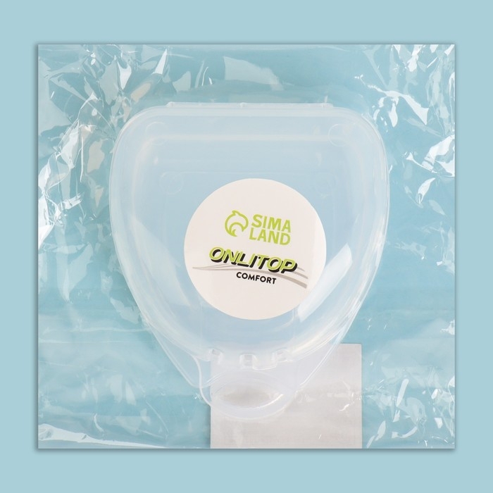 Контейнер для хранения протезов, 8 &times; 7 &times; 3 см, цвет прозрачный