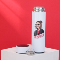 Термос с индикатором температуры &laquo;Уверенность&raquo;, 500 мл, сохраняет тепло 8-10 ч