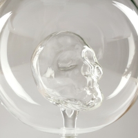 Штоф Череп, на подставке, 800 мл, 18 х 12,5 х 19 см