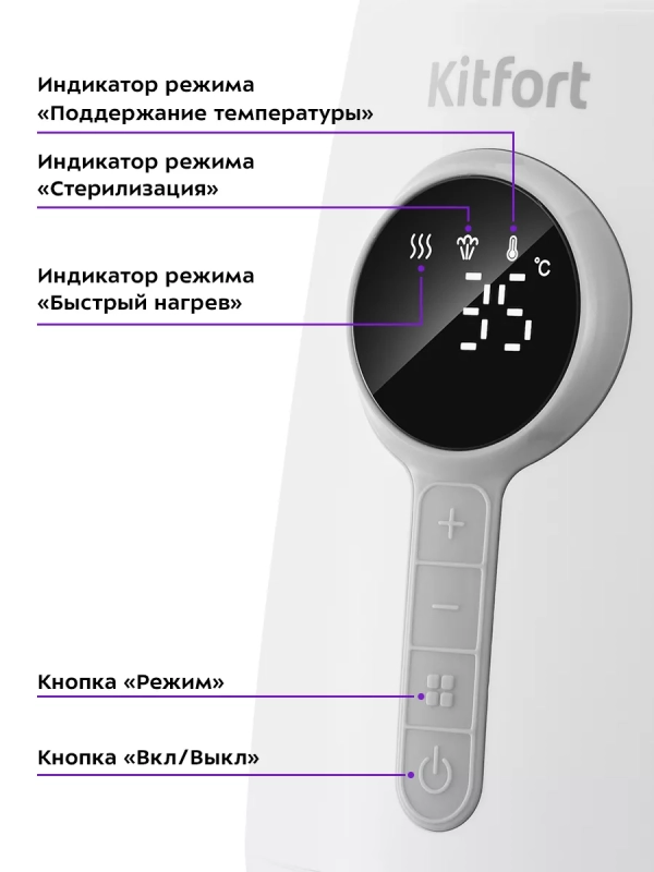 Подогреватель бутылочек КТ-2328 - 500 Вт