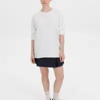 Лонгслив унисекс Siluetti Fuori, молочно-белый, размер S/M