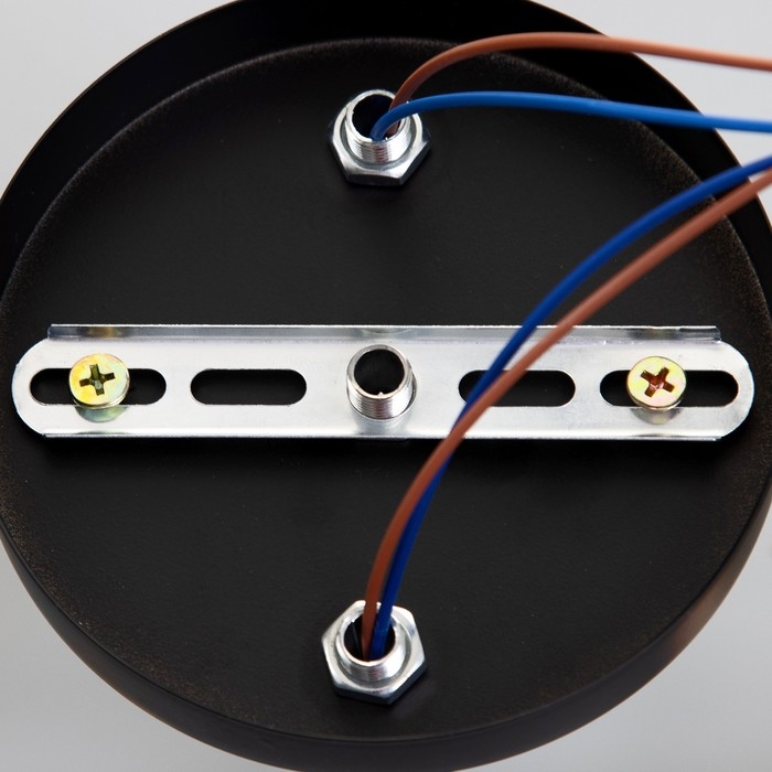 Люстра Люстра "Роберта" 2хЕ27 40Вт черно-золотой 48х26х27 см BayerLux