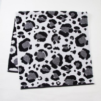 Полотенце махровое Этель ЧБ &laquo;Снежный барс&raquo;, пестроткань, 70х130 см