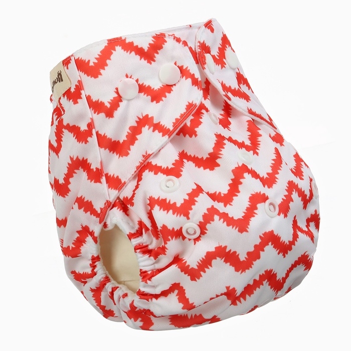 Набор многоразовых подгузников &laquo;Зигзаг&raquo; 3-15 кг, с вкладышами