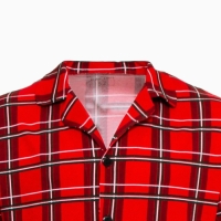 Пижама новогодняя мужская KAFTAN "Клетка", цвет красный, размер 48
