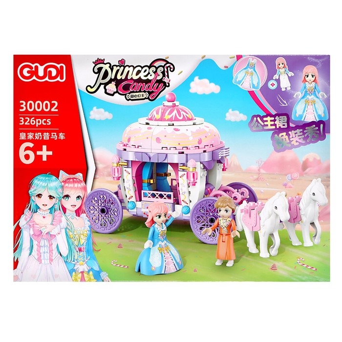 Конструктор Принцессы &laquo;Зефирная карета&raquo;, 326 деталей
