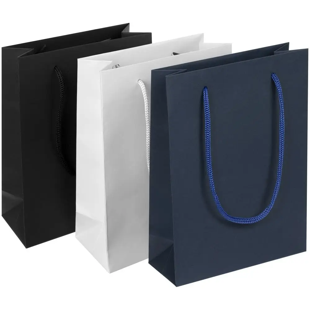 Пакет бумажный Vid S, черный