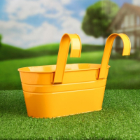 Кашпо "Ванночка" навесное, МИКС 26х14х12см Кашпо "Ванночка" навесное, МИКС 26х14х12см