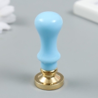 Печать для сургуча с пластиковой ручкой "Ёлочка с подарками" 2,5х2,5 см