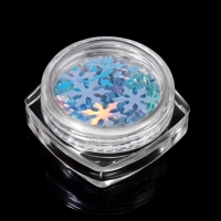 Новый год! Пайетки для декора &laquo;Winter&raquo;, голубые