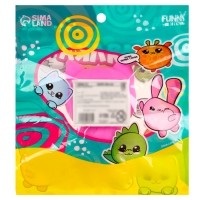 Антистресс сквиш мялка &laquo;Котик&raquo;,с пастой, в пакете