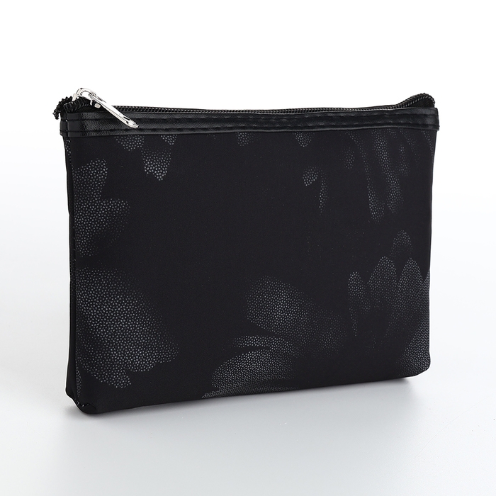 Косметичка на молнии, цвет чёрный Косметичка на молнии, цвет чёрный