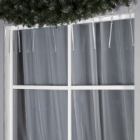 Гирлянда &laquo;Сосульки&raquo; 2.4 &times; 0.2 м, IP44, прозрачная нить, 96 LED, свечение белое с эффектом стекания, 12 В