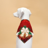 Новый год. Бандана для животных "Колокольчик", размер L (ОШ до 62 см)