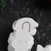 Фигура для раскраски с подвесом "Змея с подарком" 8х3см