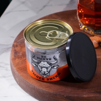 Камни для виски в банке &laquo;Не быкуй, выпей виски&raquo;, 6 шт