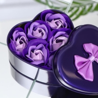 Мыльные розочки, трёхцветные,набор 6 шт. Мыльные розочки, трёхцветные,набор 6 шт.