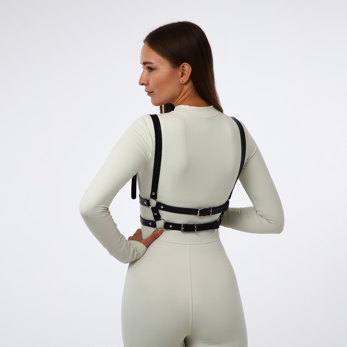 Портупея женская, цвет чёрный Портупея женская, цвет чёрный