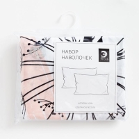 Комплект наволочек Этель &laquo;Одуванчики&raquo; (вид 2) 70х70 см - 2 шт, 100% хлопок, поплин