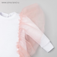 Комбинезон Крошка Я "Cute", белый, рост 74-80 см