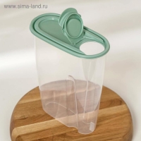 Ёмкость для сыпучих продуктов, 2.1 л, цвет фисташковый Ёмкость для сыпучих продуктов, 2.1 л, цвет фисташковый