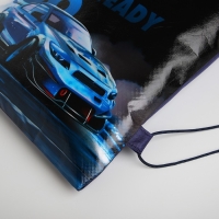 Мешок для обуви &laquo;Тачка&raquo; черный 30 х 40 см