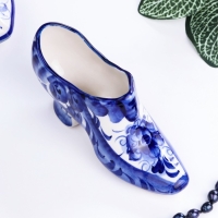 Сувенир &laquo;Туфля&raquo;, 17х7 см, гжель