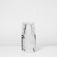 Пакет подарочный из пластика под бутылку, упаковка, &laquo;Cold heart&raquo;, 11 х 36 х 11 см